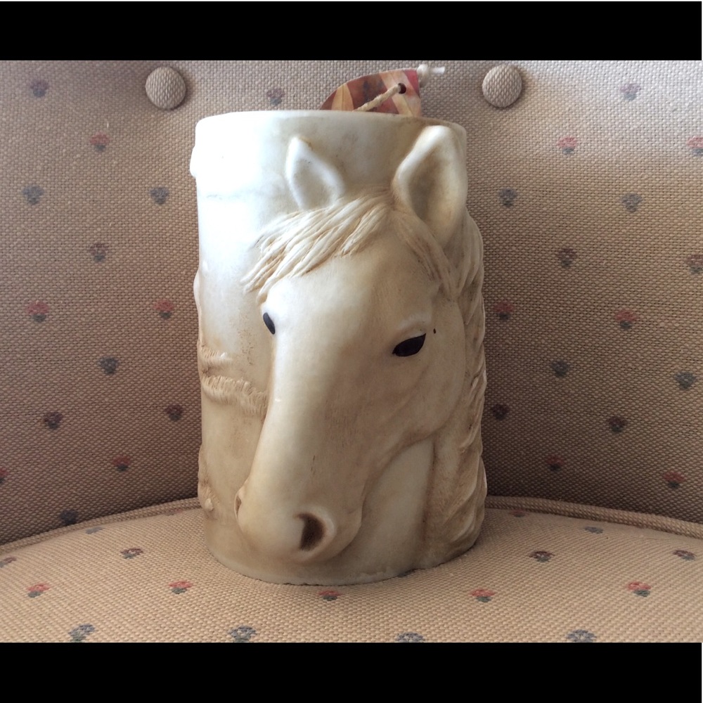 Animal Spirits Horses Pillar Candle